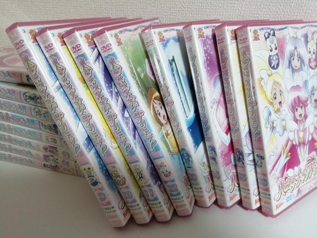 ハピネスチャージプリキュア　初回限定版　DVD　全16巻セット　セル版