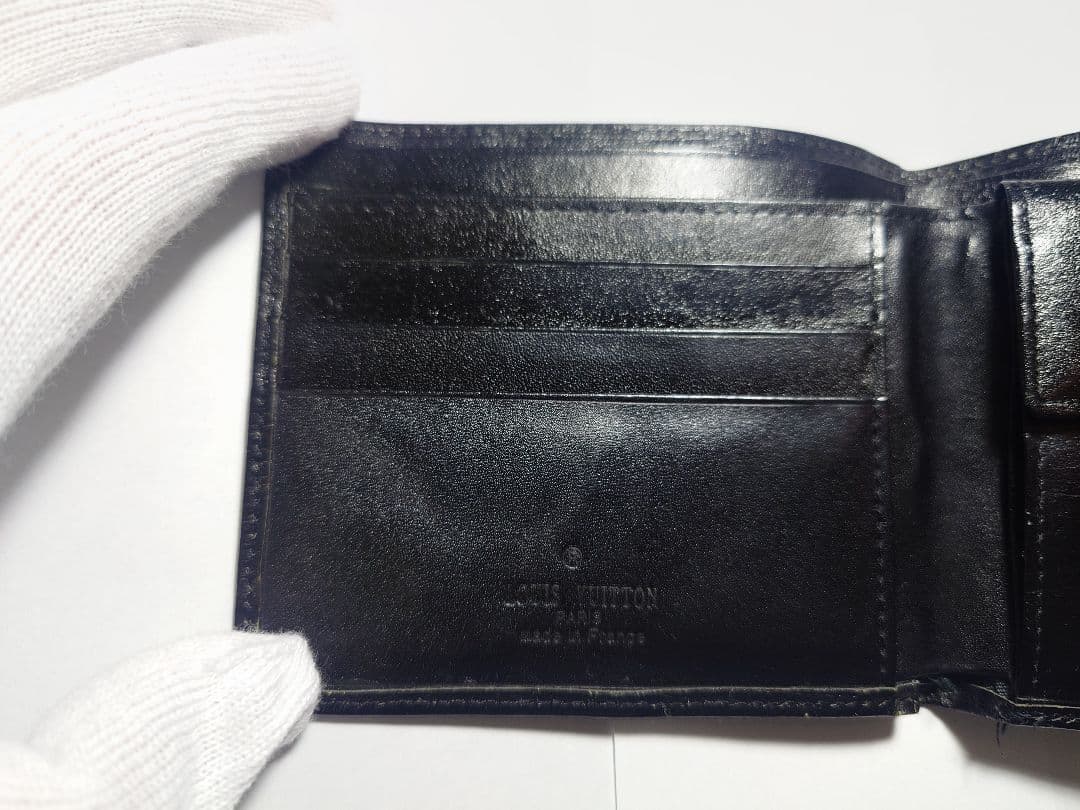 H*i様 Louis Vuitton ルイヴィトン エピ 財布 二つ折り 黒