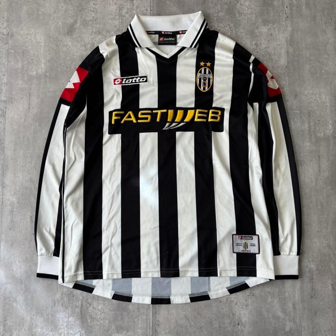 01/02 Lotto ロット　JUVENTUS ユベントス　長袖　ユニフォーム