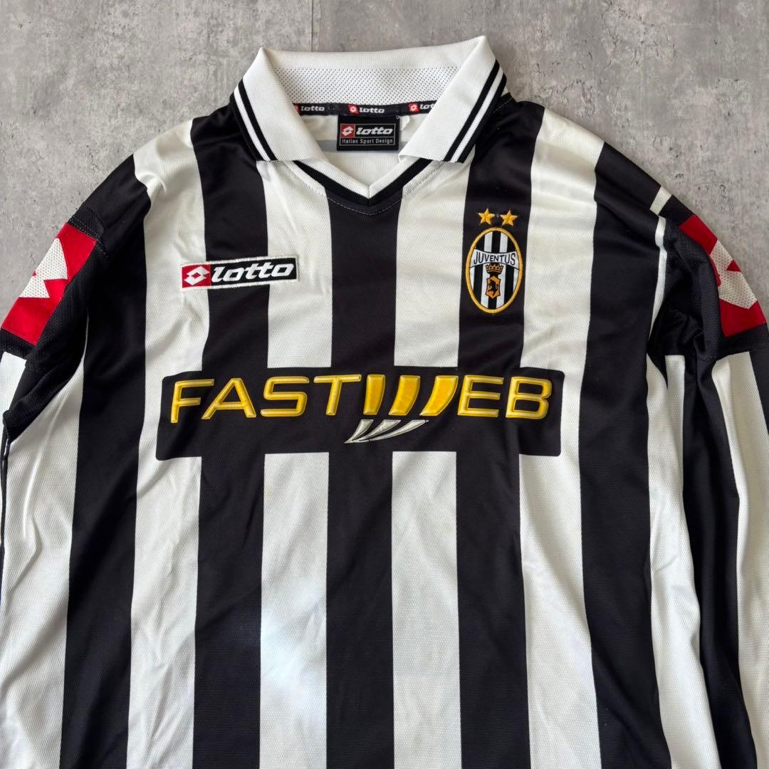 01/02 Lotto ロット　JUVENTUS ユベントス　長袖　ユニフォーム