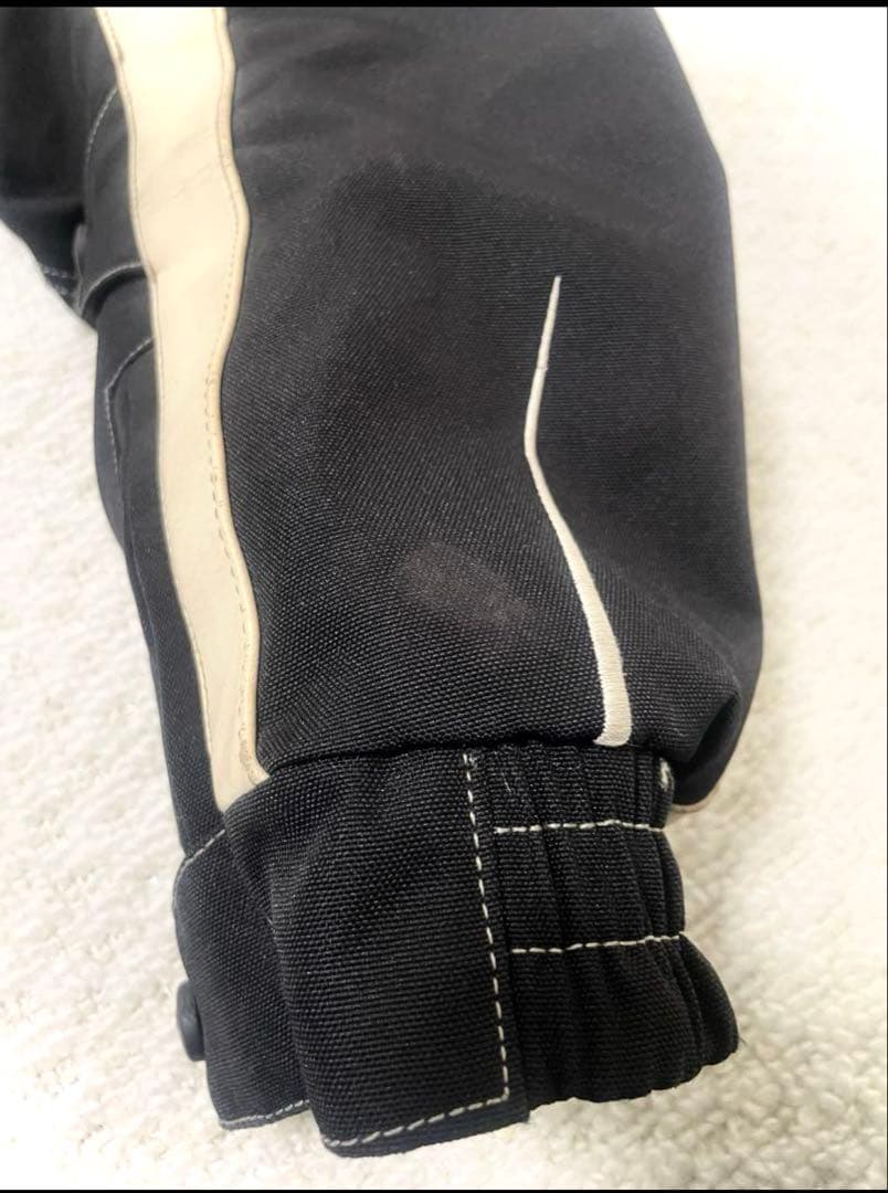 BATES ベイツ　カスタムライダースジャケット　XL 黒/白