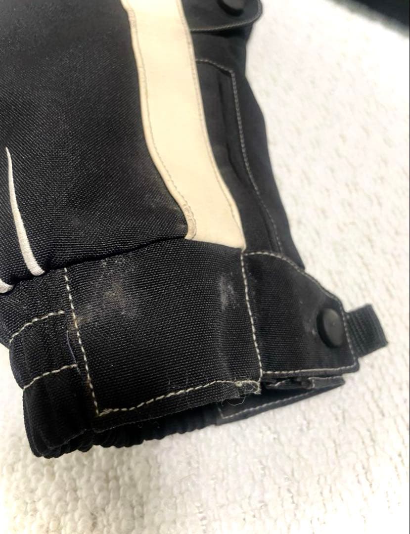 BATES ベイツ　カスタムライダースジャケット　XL 黒/白