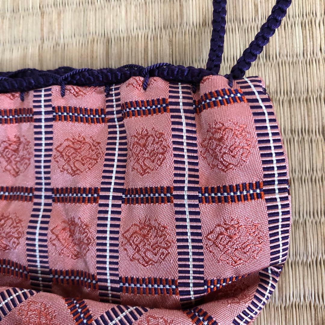 茶箱用仕服　三つ組　雨龍間道