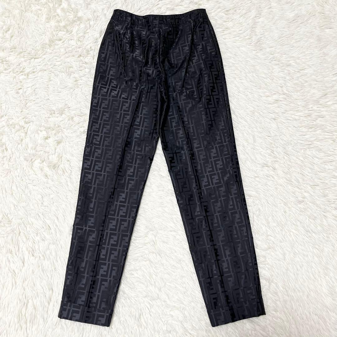 美品✨イタリア製　FENDI ズッカ　パンツ　コットン　ナイロン