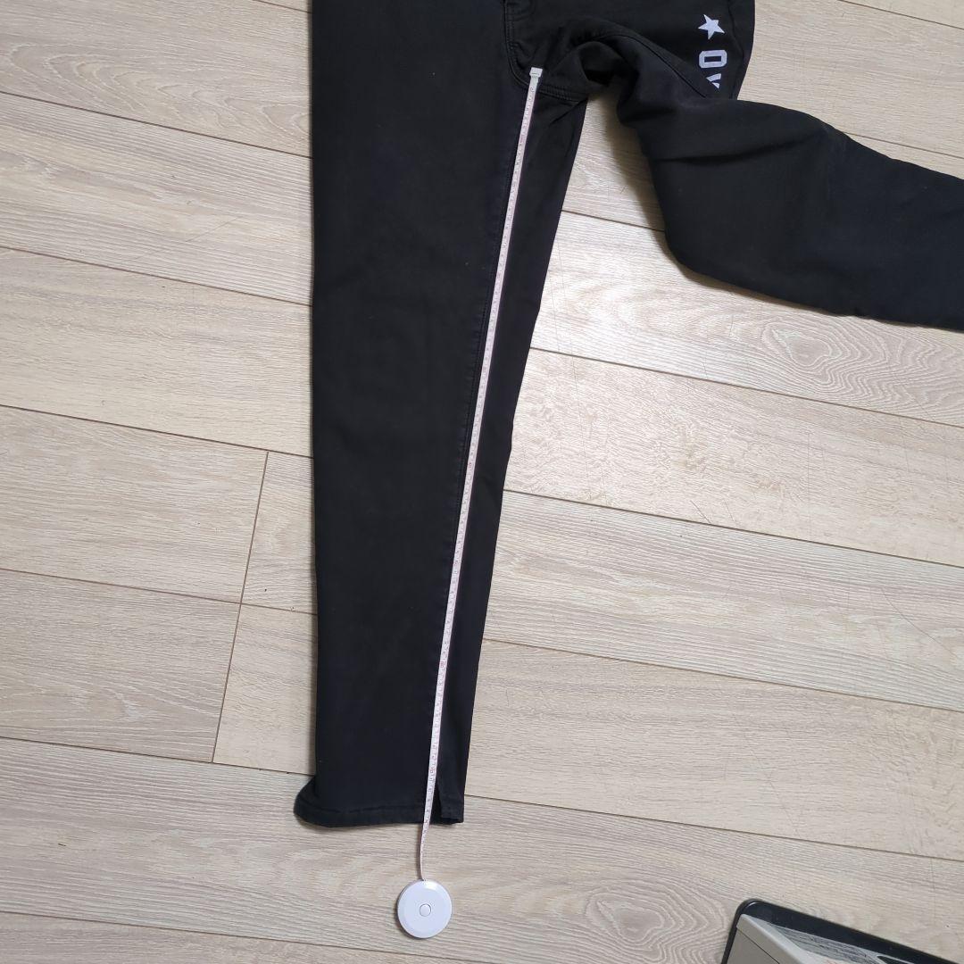 ラッセルノ 裏起毛 黒 ブラック ロングパンツ Russeluno