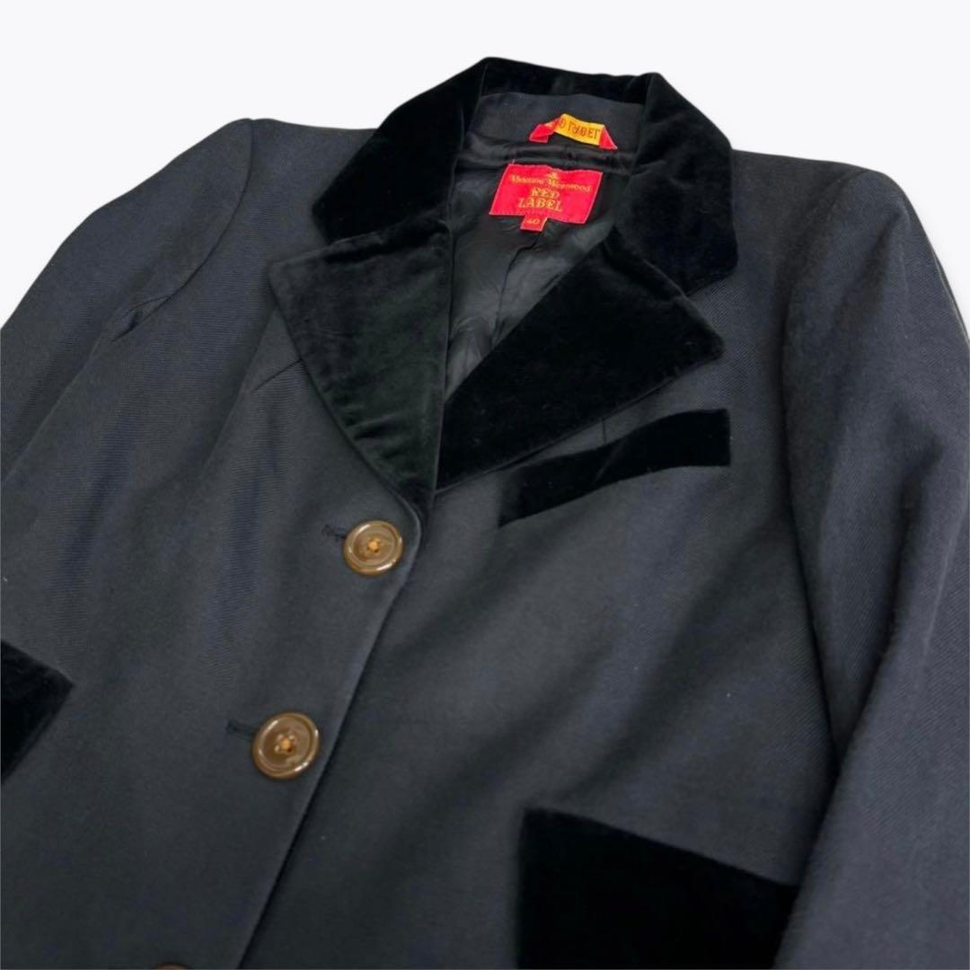 あ*い様 【希少】ヴィヴィアンウエストウッド ベロア 切替ジャケット イタリア製