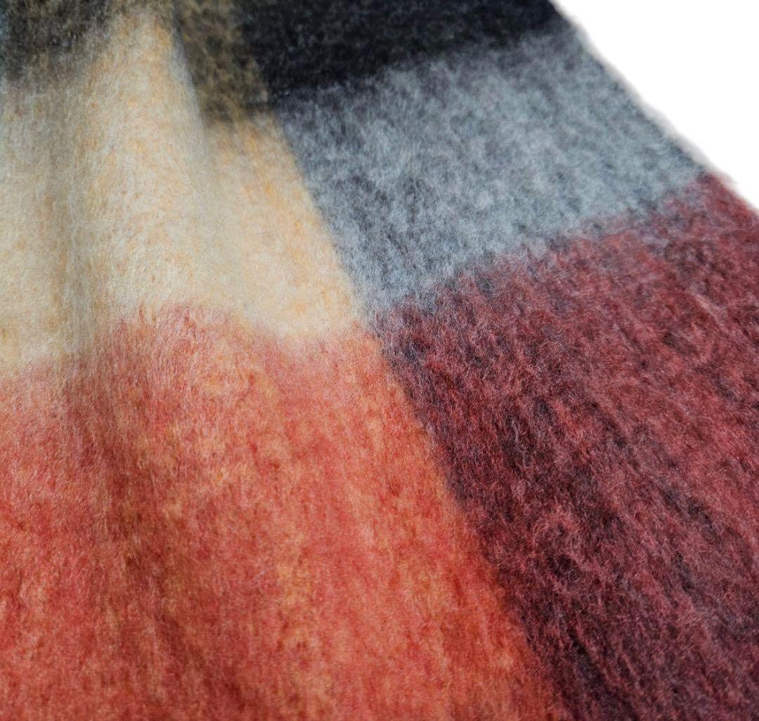 美品　Acne Studiosモヘア　大判マフラー　レインボー　正規品