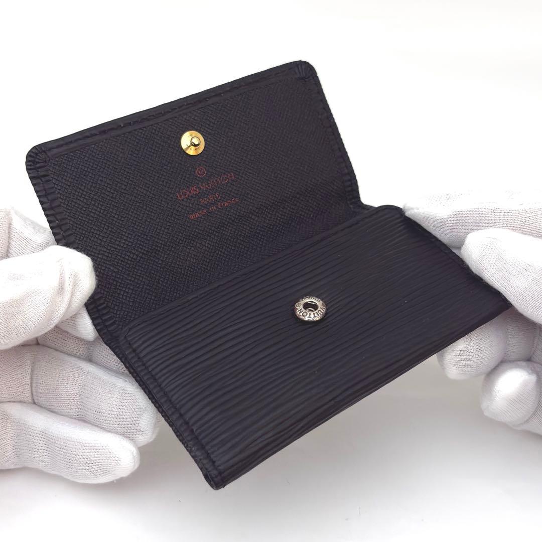 【超美品】ルイヴィトン　ミュルティクレ 6 キーケース　6連　エピ　黒　ブラック