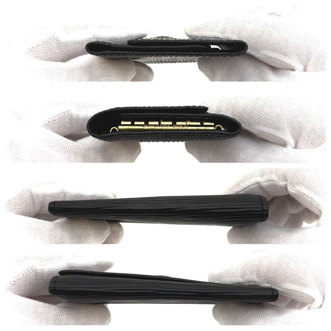 【超美品】ルイヴィトン　ミュルティクレ 6 キーケース　6連　エピ　黒　ブラック