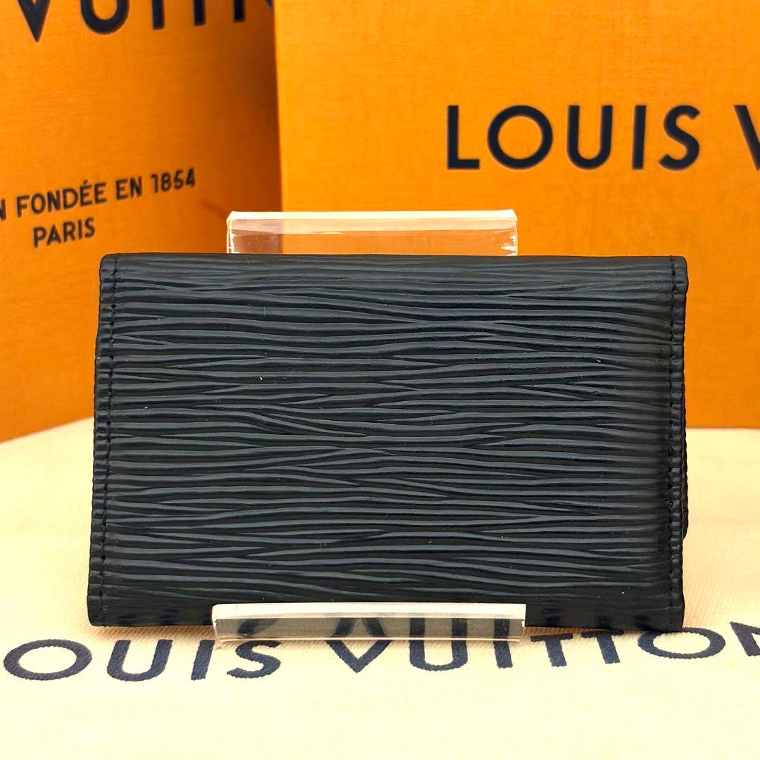 【超美品】ルイヴィトン　ミュルティクレ 6 キーケース　6連　エピ　黒　ブラック