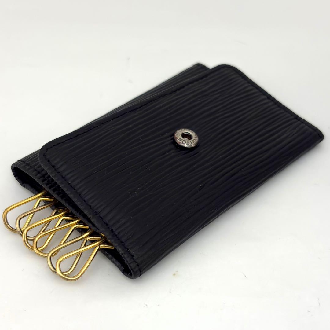 【超美品】ルイヴィトン　ミュルティクレ 6 キーケース　6連　エピ　黒　ブラック