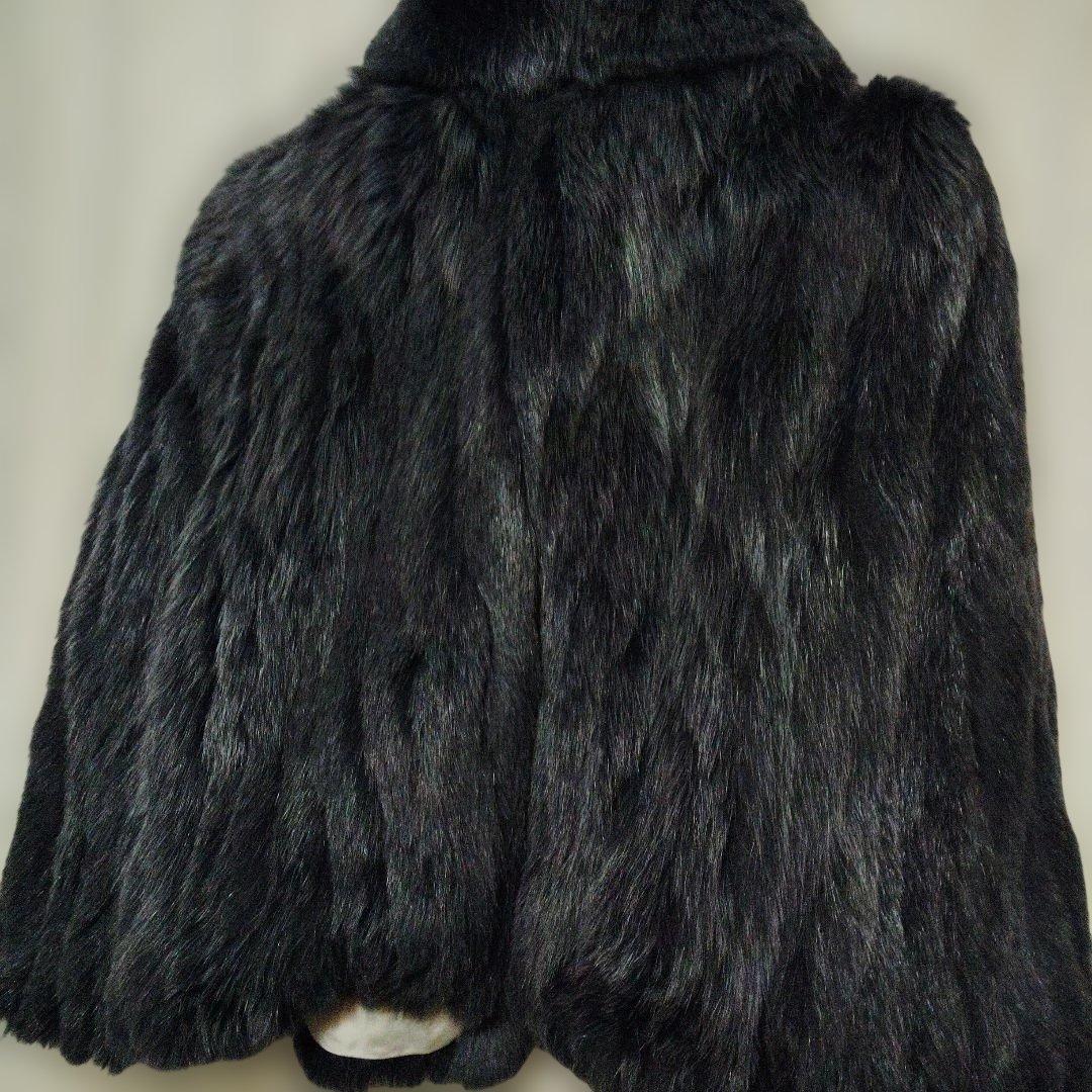 ちゃむち様ご売約品✨ 毛皮ファーコート ブルーグレー13