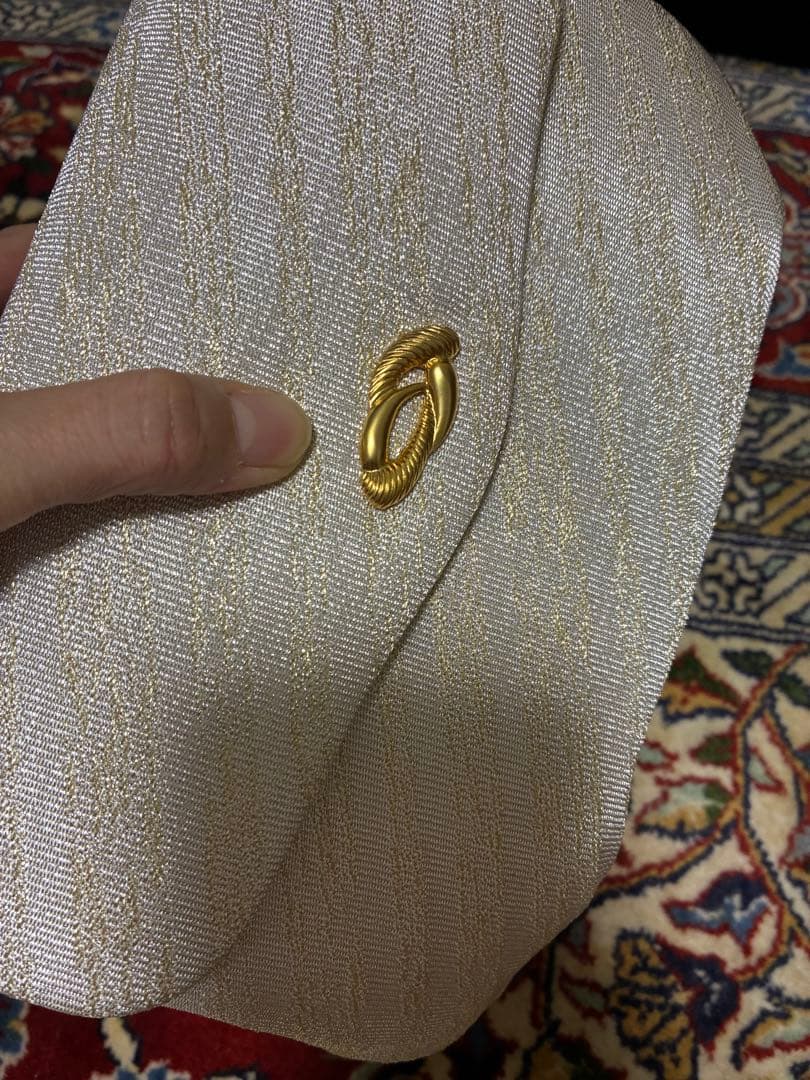 伊と忠 和装小物 バッグ　着物冠婚葬祭　ホワイト 白