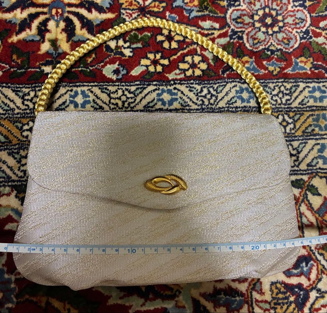 伊と忠 和装小物 バッグ　着物冠婚葬祭　ホワイト 白