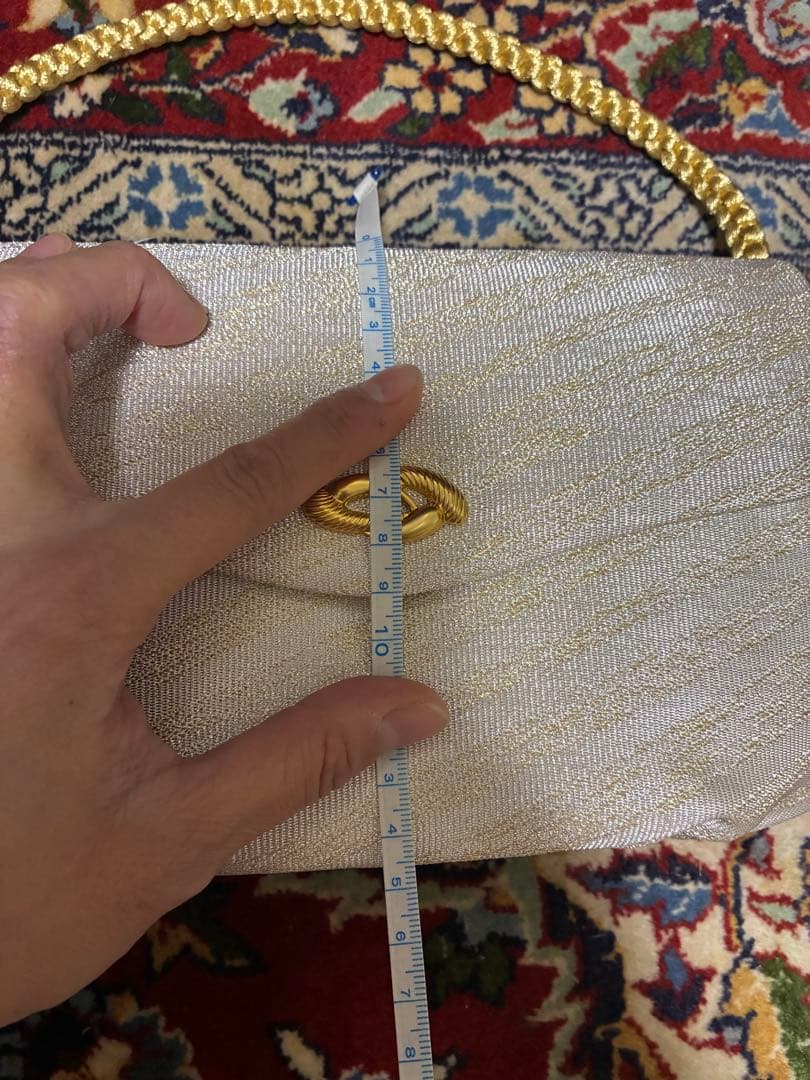 伊と忠 和装小物 バッグ　着物冠婚葬祭　ホワイト 白