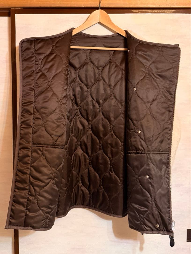 【試着のみ】CASA FLINE 再生ポリエステルリバーシブルコート