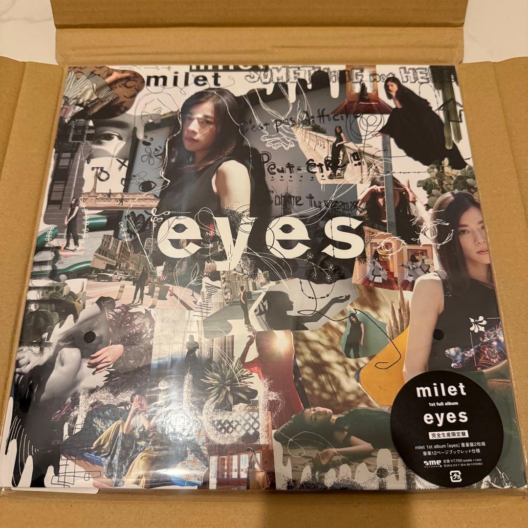 milet 『eyes』 完全生産限定盤（アナログレコード）メガジャケ付き　LP