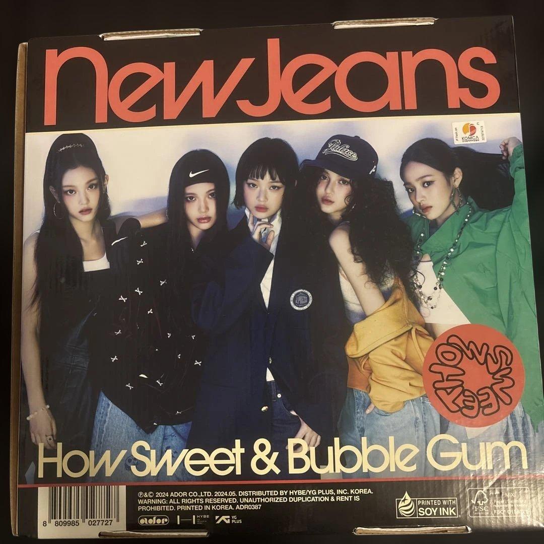 New Jeans How Sweet & Bubble Gum サイン入り