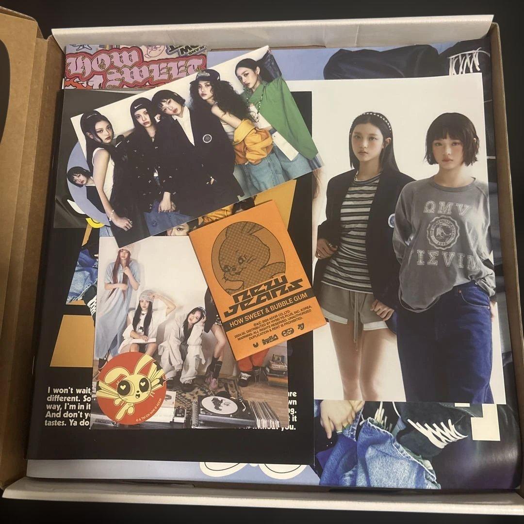 New Jeans How Sweet & Bubble Gum サイン入り