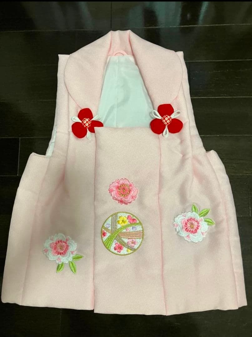 京都花ひめ　3歳 七五三　女の子　 被布セット 9点