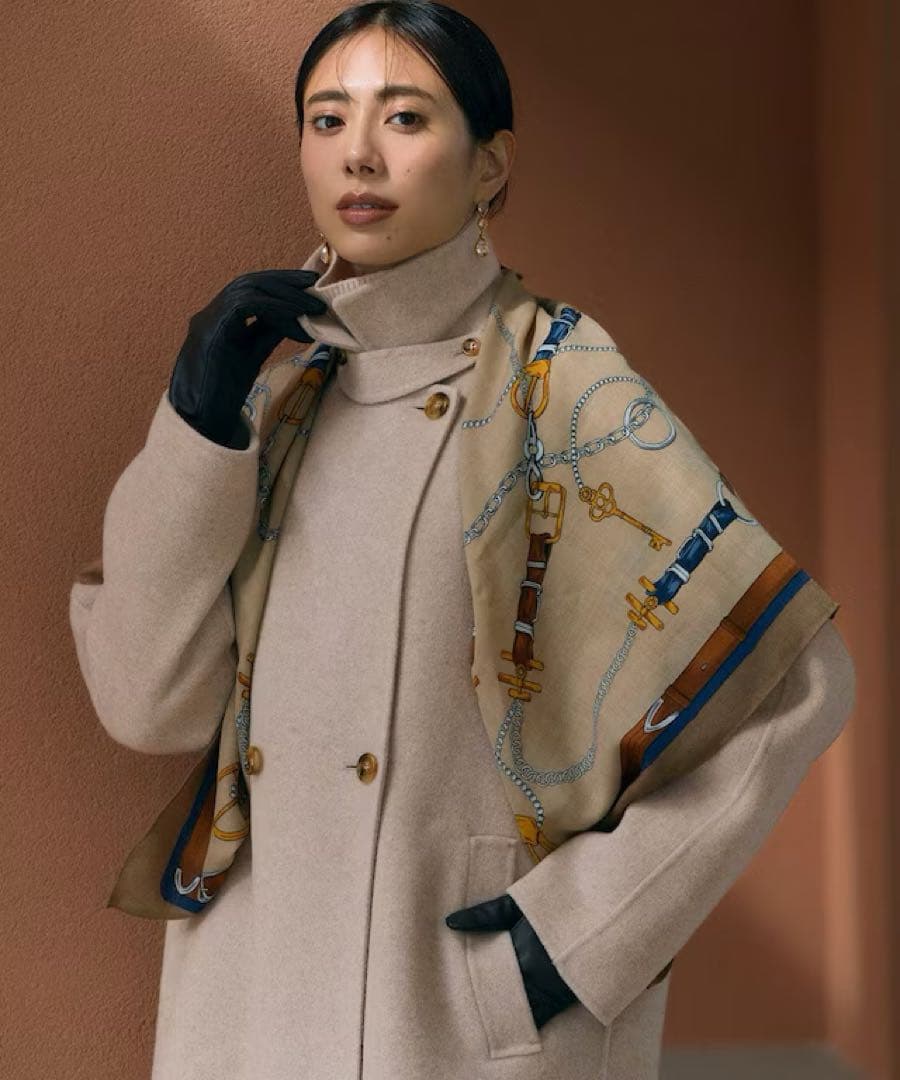 23区【滝沢眞規子さん着用】MANTECOPure リバーコート ¥64,900