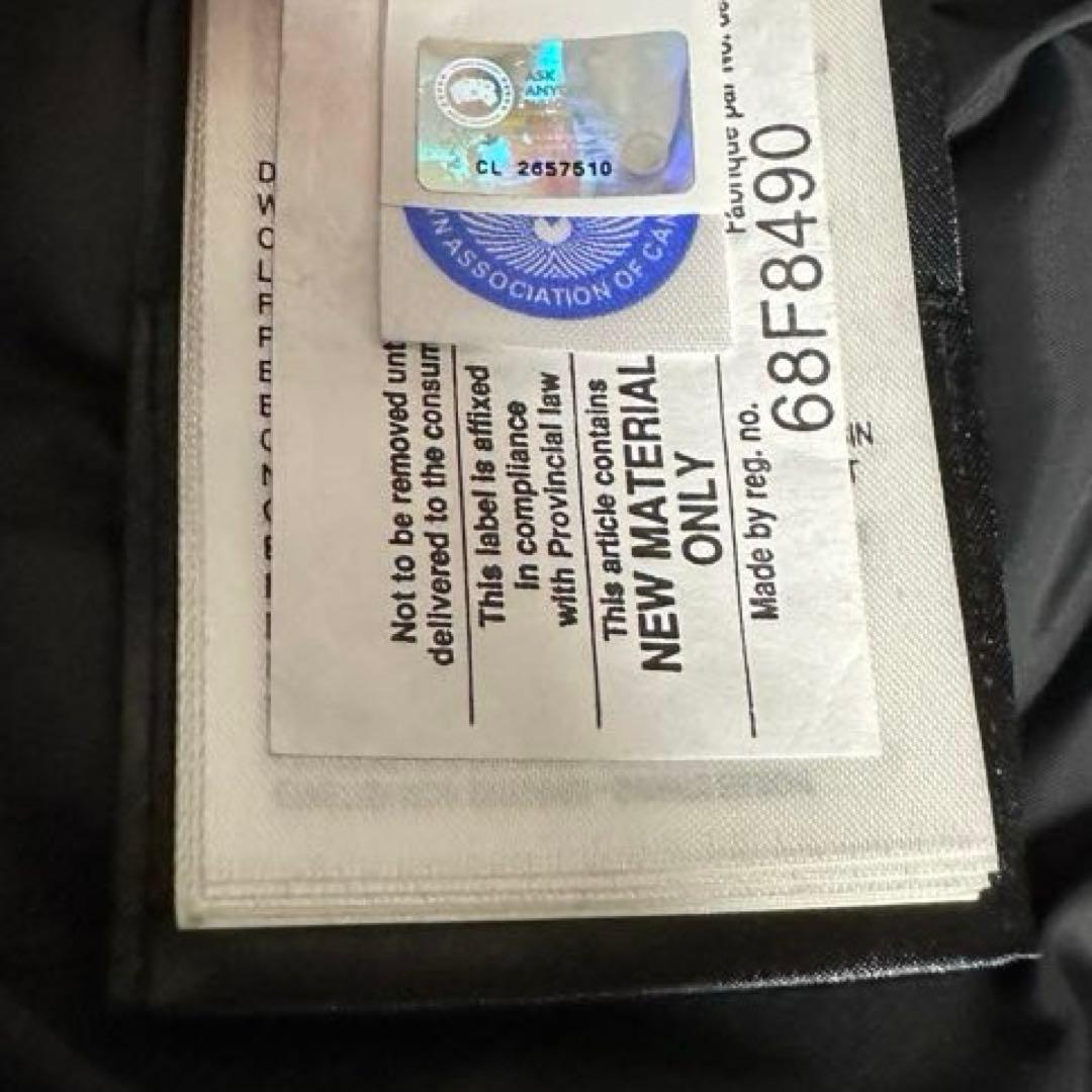 カナダグース　フリースタイルクルーベスト　ブラック　Sサイズ