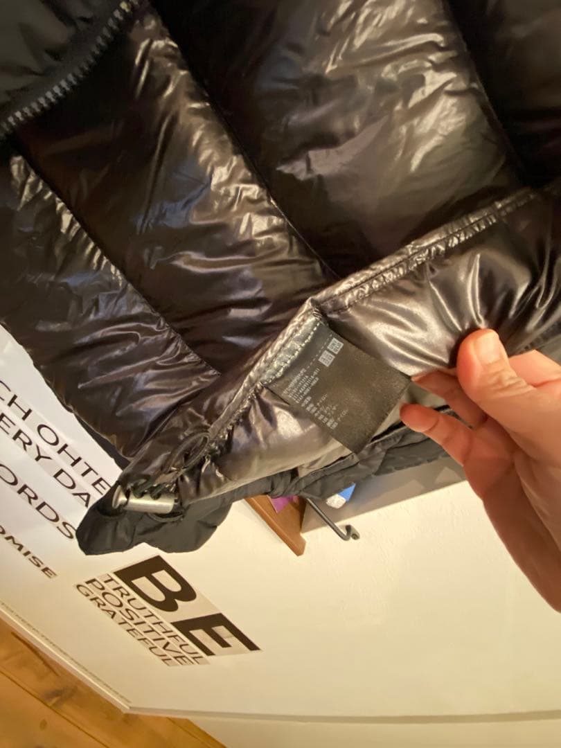 UNIQLO +Ｊダウンベスト黒　ジルサンダー