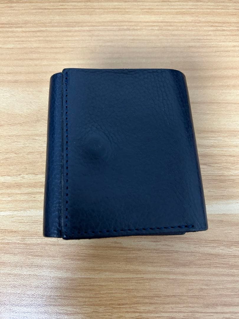 Hender scheme trifold wallet navy 極美品