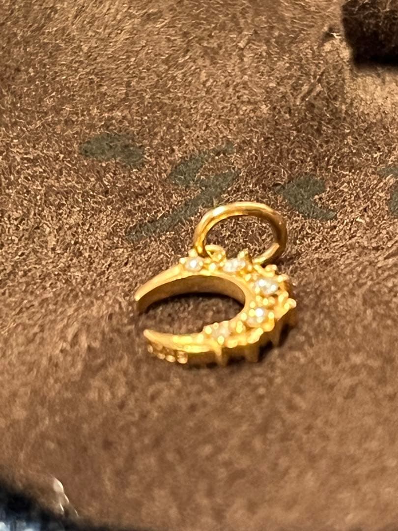 agete アガットK18 チャーム ペンダントトップ