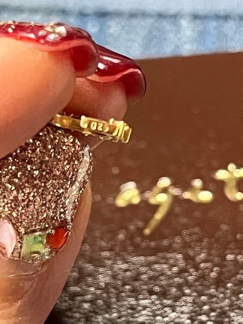 agete アガットK18 チャーム ペンダントトップ