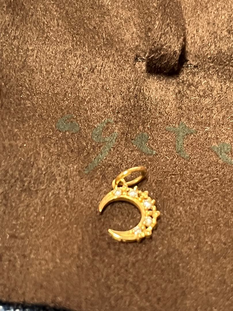 agete アガットK18 チャーム ペンダントトップ