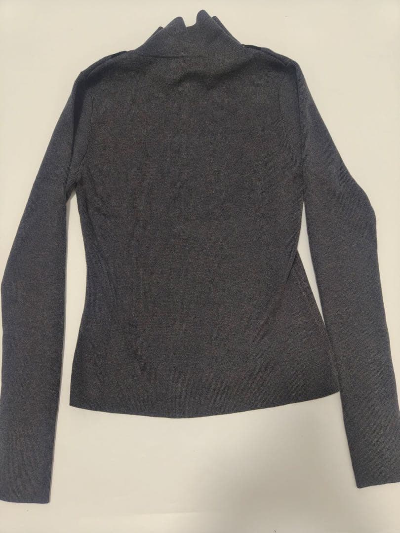 GANNI アーガイル柄 長袖ポロシャツ