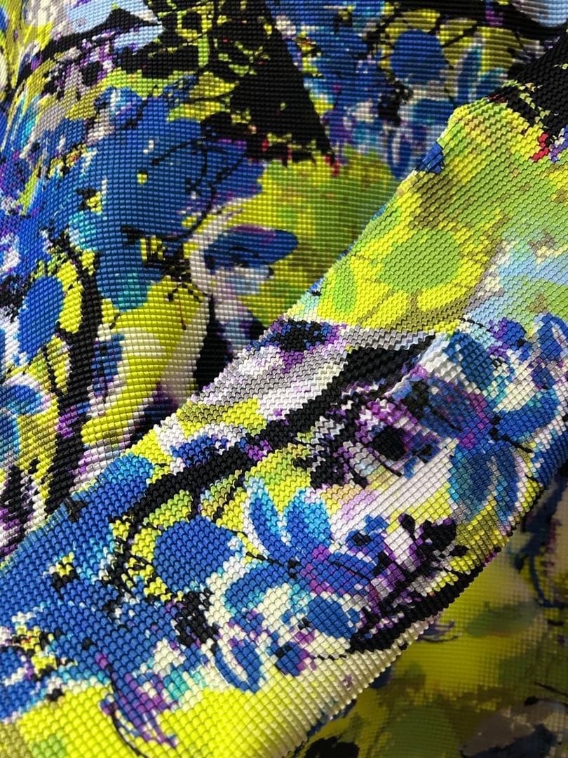 me by isseymiyake プリーツ加工　長袖 花柄 トップス　希少