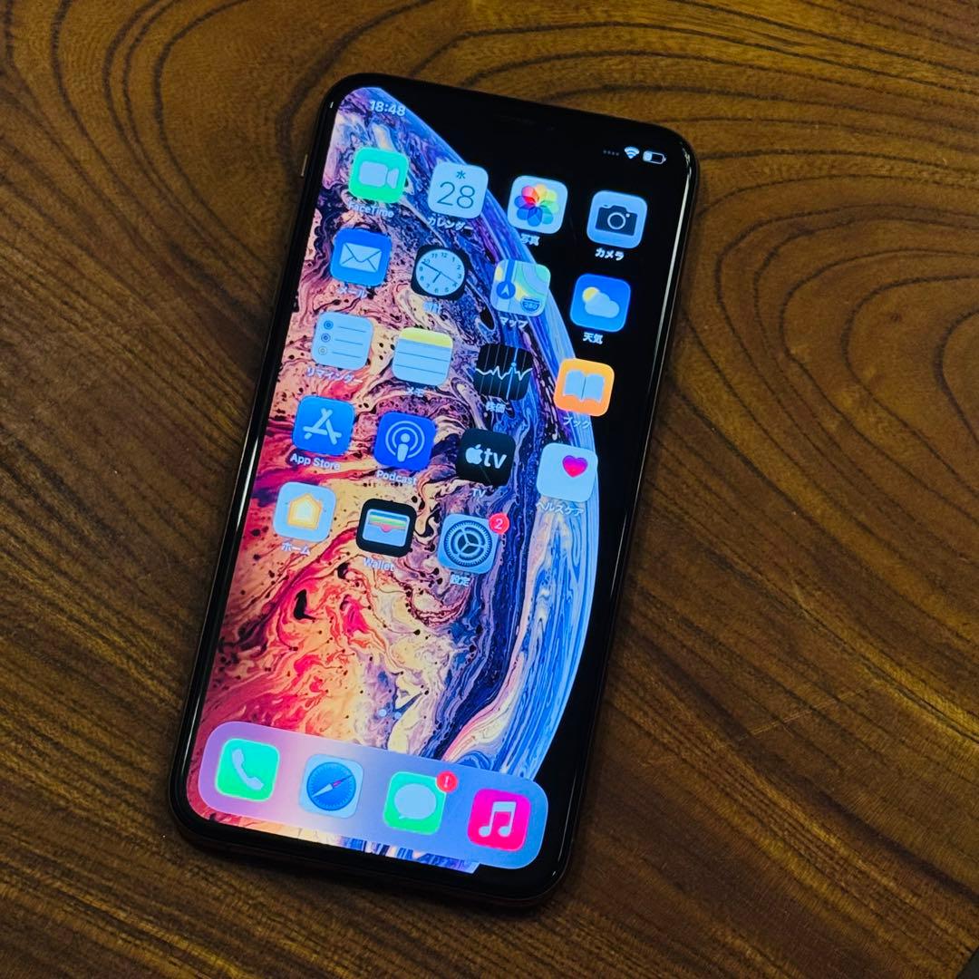 iPhone Xs Max Gold 256GB SIMフリー FaceID不可