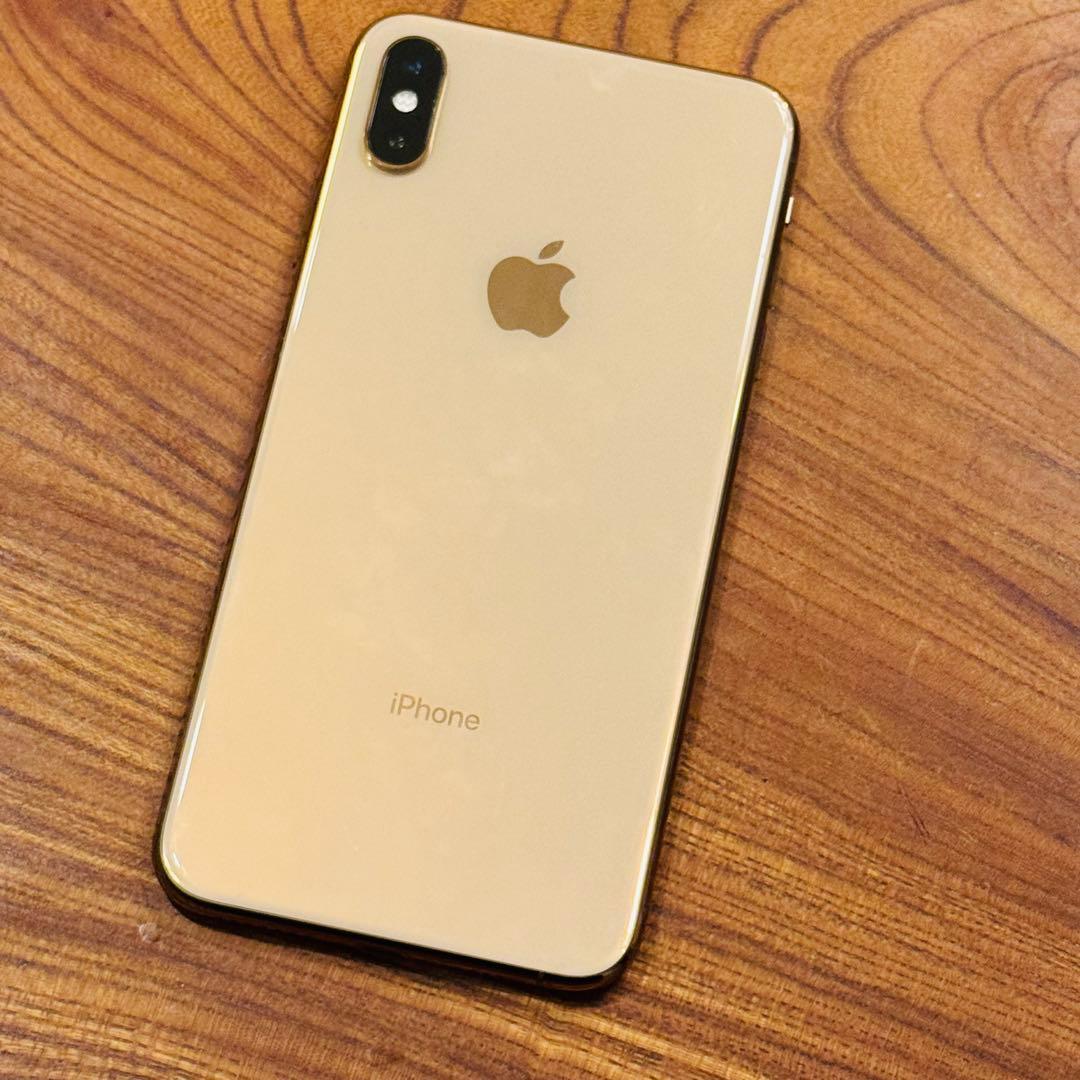 iPhone Xs Max Gold 256GB SIMフリー FaceID不可