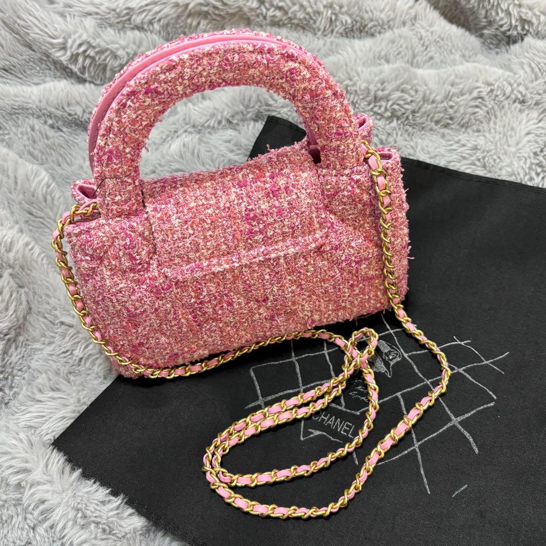 ふ*か様 シャネル CHANEL ノベルティ ツイード ショルダーバッグ ハンド