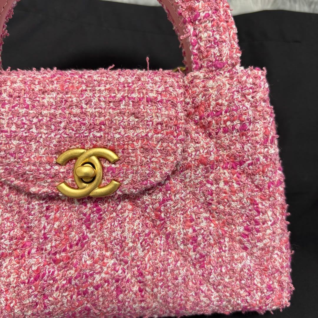 ふ*か様 シャネル CHANEL ノベルティ ツイード ショルダーバッグ ハンド