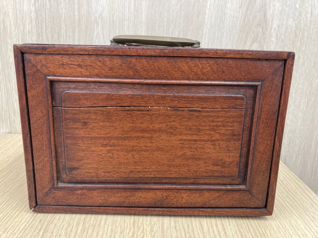 【骨董品】麻雀牌セット 木製収納箱付き