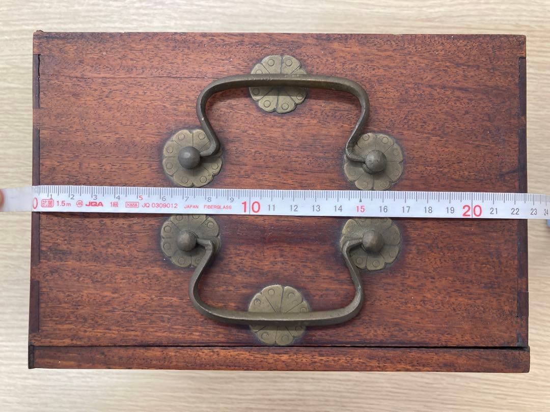 【骨董品】麻雀牌セット 木製収納箱付き