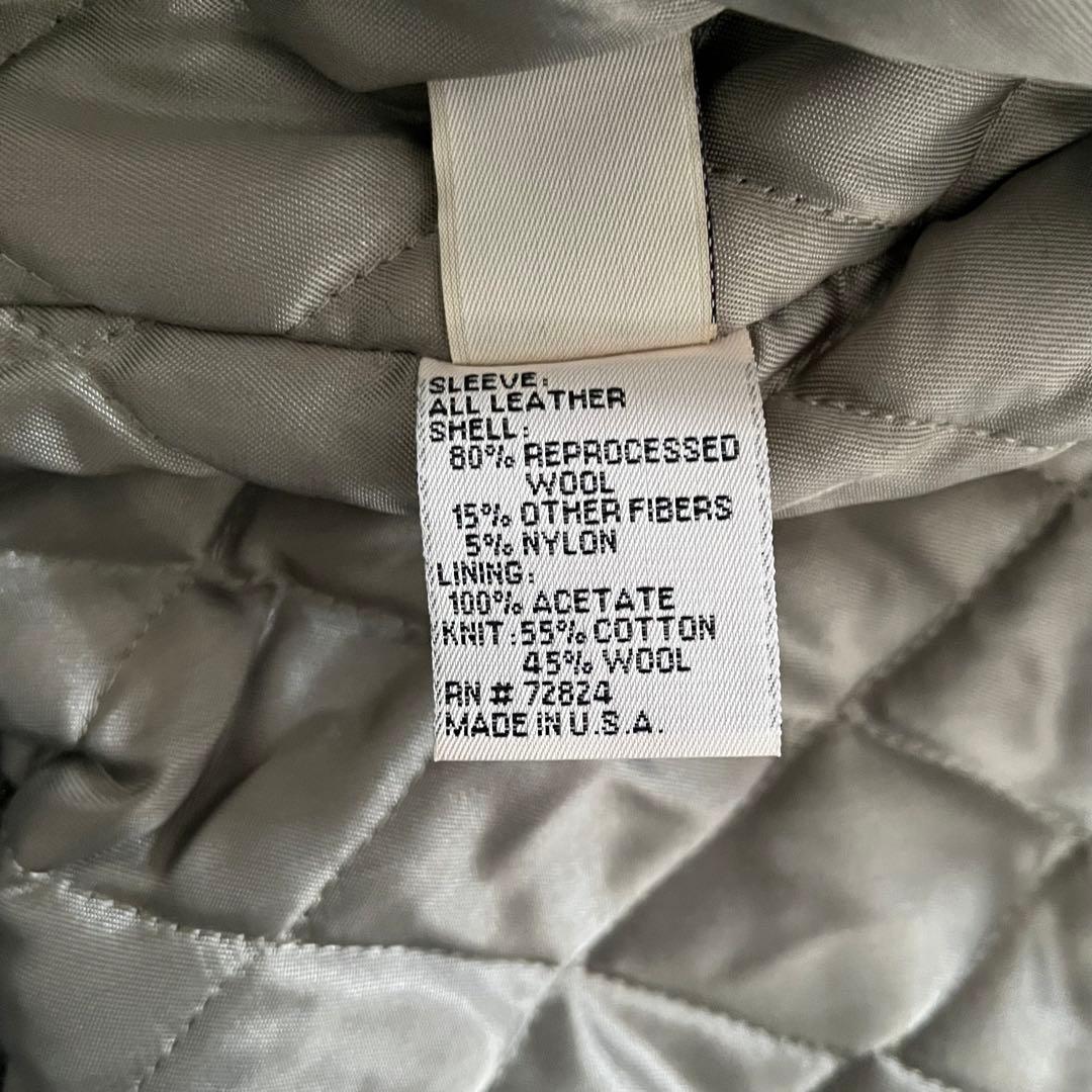 80s 90s Golden Bear スタジャン グレー