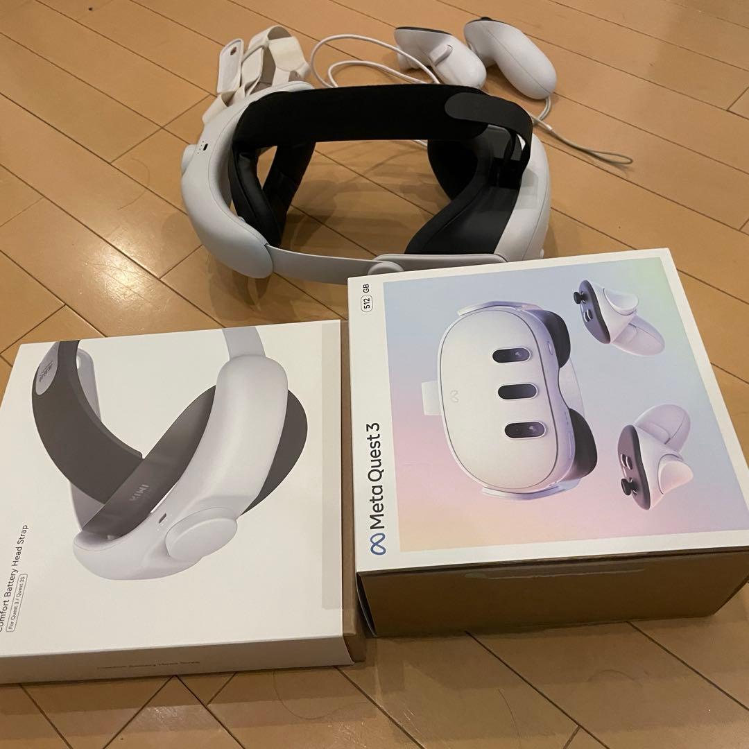  Quest 3 （512GB）+ KIWI バッテリーストラップ