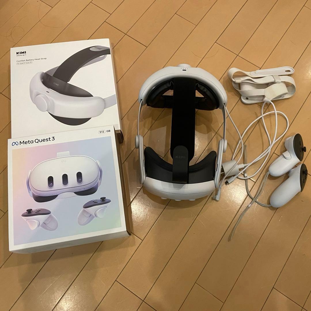  Quest 3 （512GB）+ KIWI バッテリーストラップ