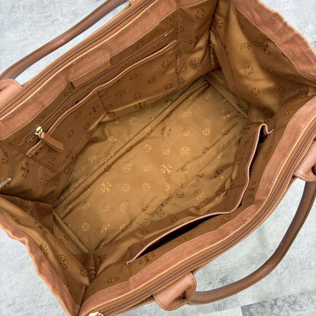 極美品 トリーバーチ マックグロー トートバッグ マザーバッグ デカロゴ 肩掛け