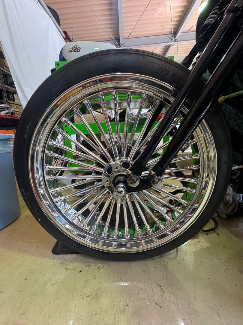 ハーレー　ソフテイル クロームホイール 前後セット ホイールのみ
