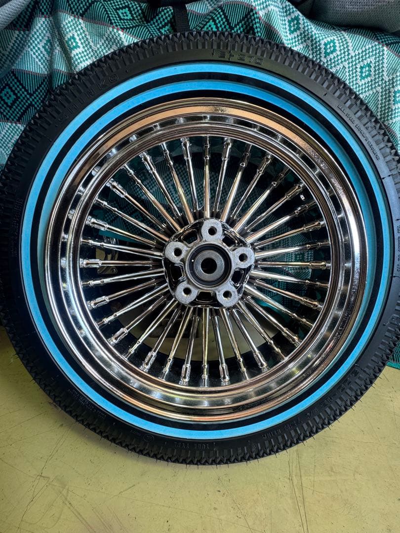 ハーレー　ソフテイル クロームホイール 前後セット ホイールのみ