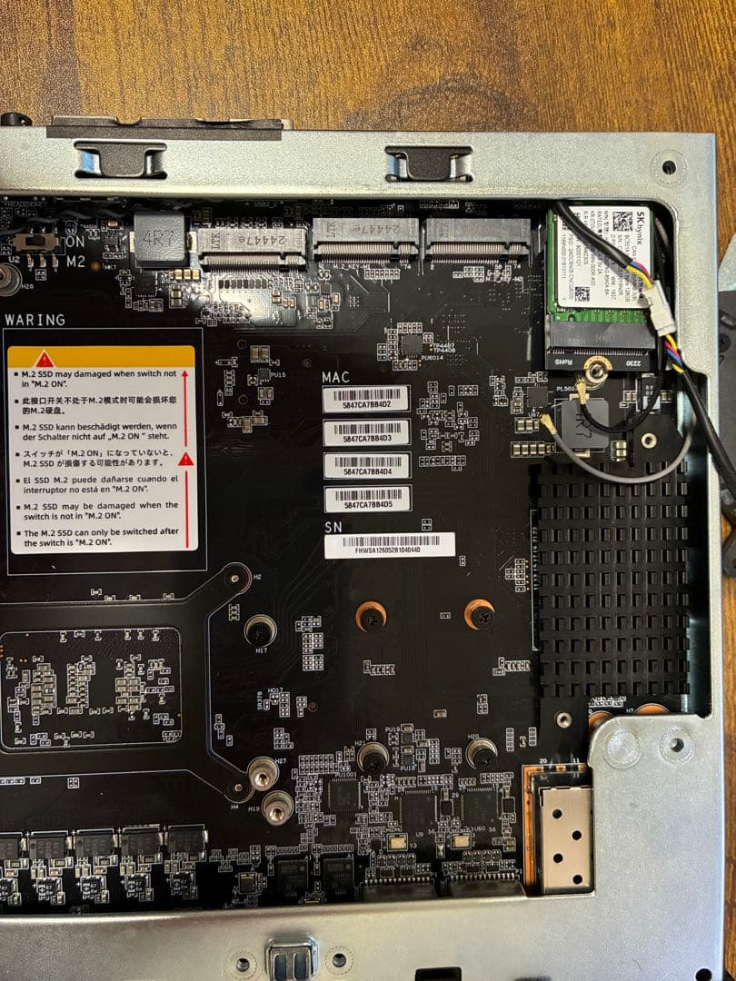 Minisforum MS-01 12600h メモリ32g ssd128g