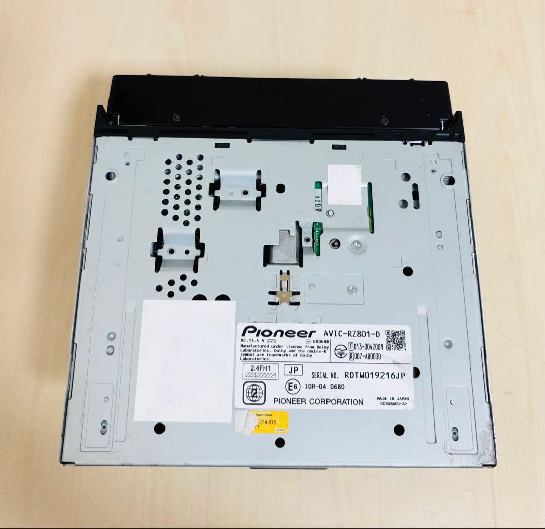 カロッツェリア AVIC-RZ801-D *地図データ：2024年