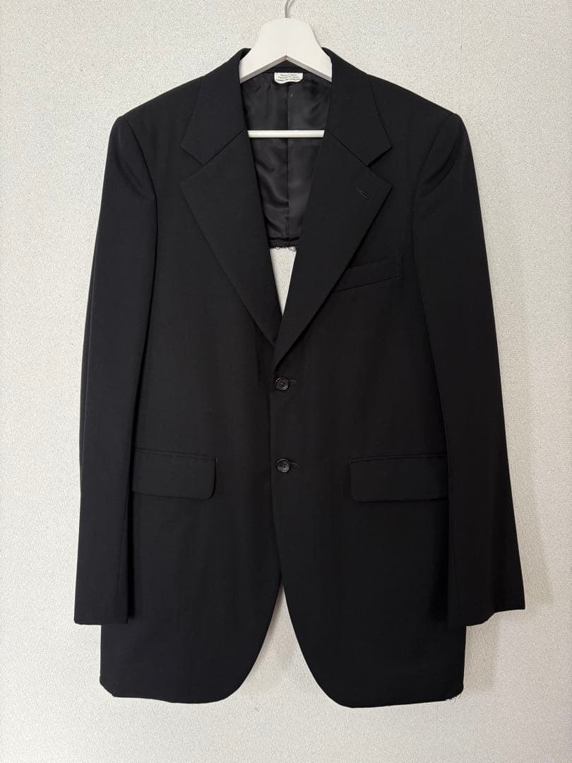 18AW コムデギャルソンオムプリュス ウールギャバ背開きジャケット