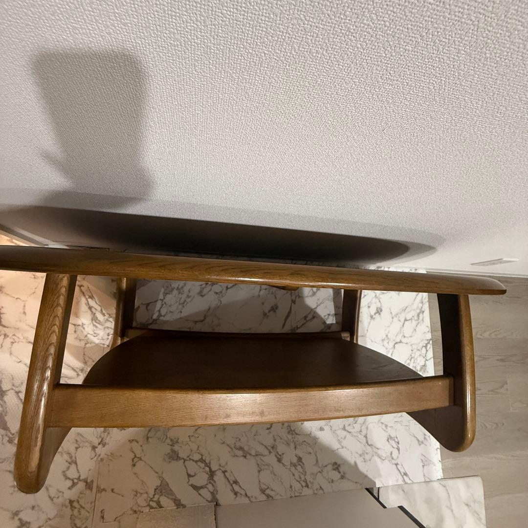 高級美品ヴィンテージ　カリモク　TT3320 オーク材 ローテーブルW100cm