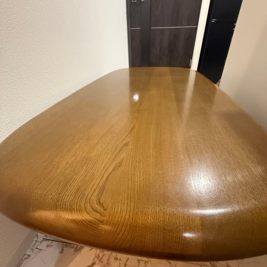 高級美品ヴィンテージ　カリモク　TT3320 オーク材 ローテーブルW100cm